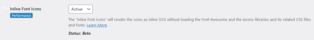 inline font icons
