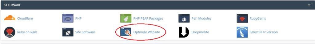 cPanel gzip setting